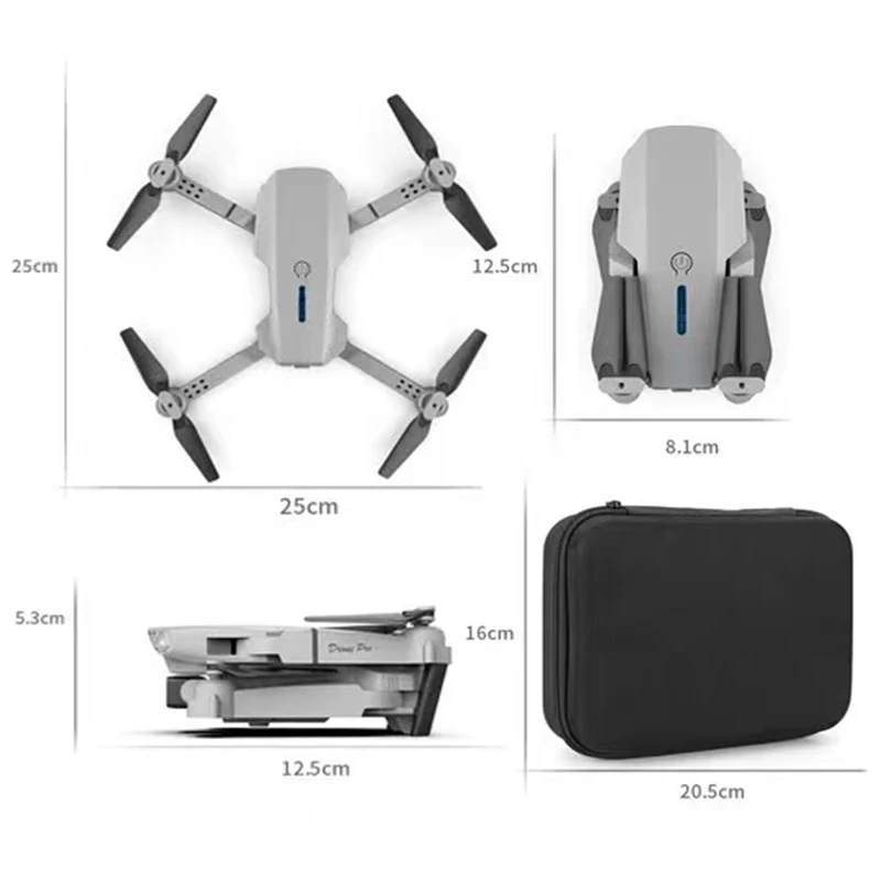 UAV fotografia aerea HD lunga durata della batteria altezza fissa quadricottero e525 aereo telecomandato regalo giocattolo per adulti