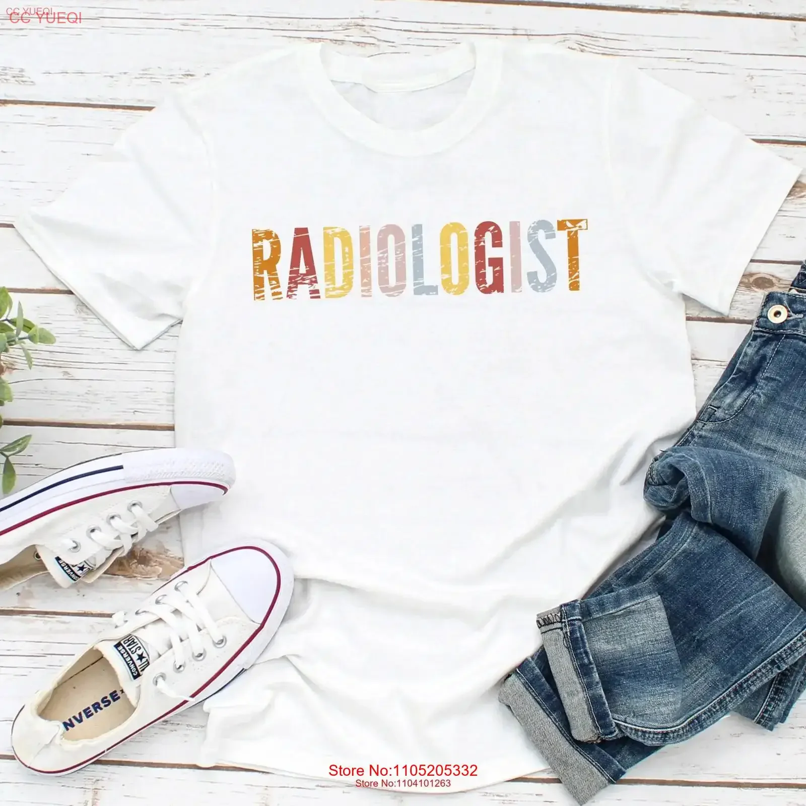 Radiologist T Shirt for men and women Radiology Tech Xray Grad tee Radiographer vintage Washed Slightly fashion Versatile homme