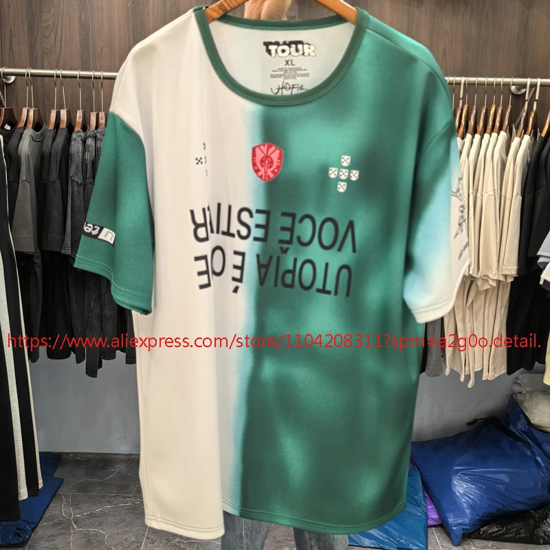 High-quality Cactus Jack T-shirt Mesh Ventilation Quick-drying Properties Sports UTOPIA Short-sleeved Top
