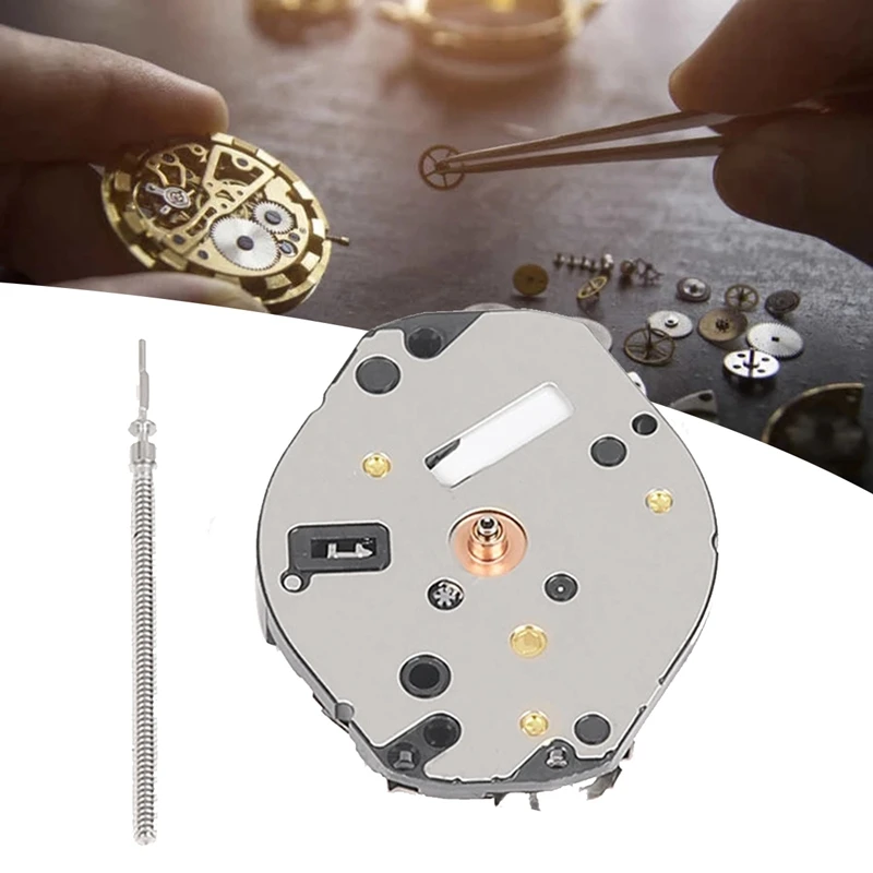 AL35 Quartz Movement With Movement Handle A35 Non-Calendar Three-Needle High-Precision Quartz Watch Movement Replacement