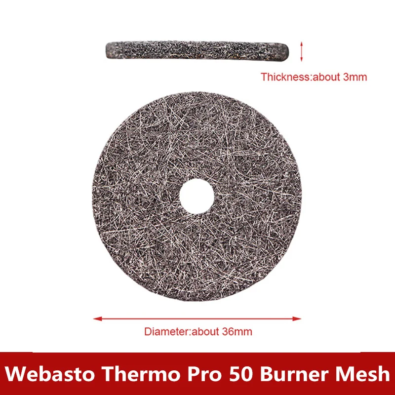 

1PCS 36mm Diameter 310S/FeCrAl Material Sintered Mesh Burner Screen Filters For Webasto Thermo Pro 50 Parking Heaters