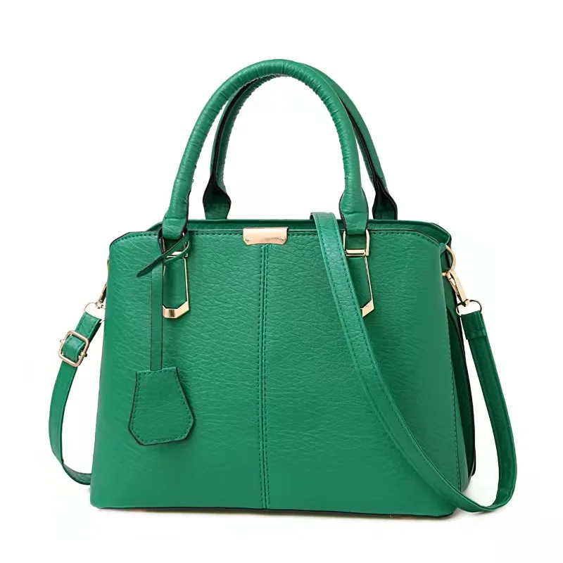 Bolso de mano de cuero PU para mujer, bolsa de mensajero informal de gran capacidad, de un solo hombro, novedad de primavera y verano 2022