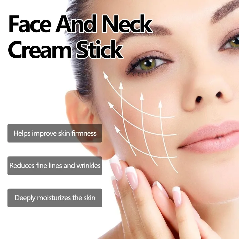 Face and Neck Cream Stick Fine Lines Reduction Deeply Moisturizes Turmeric Enriched Face Cream Balances Controls Oil for Neck