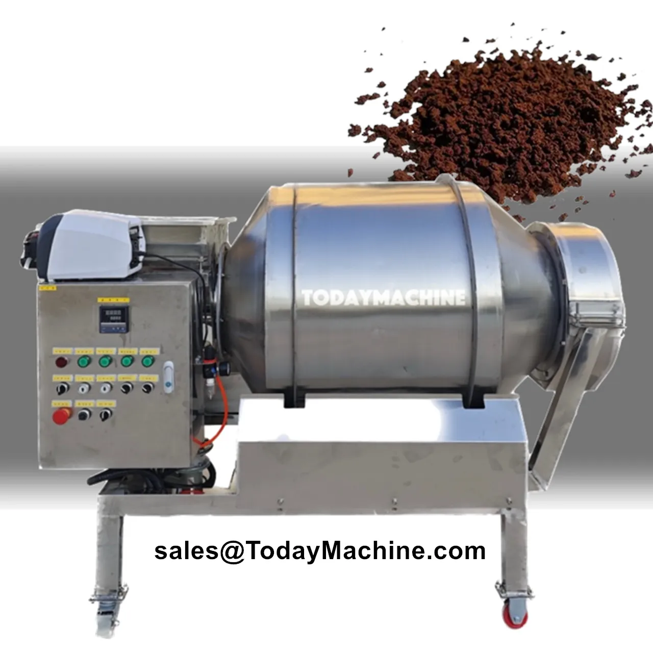 Two Dimensional Mixer Machine High Capacity Spice Powder Granules Mixing Horizontal 2D Blender