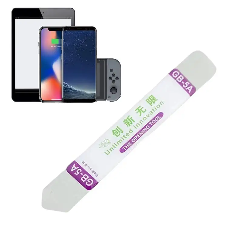 1Pcs Metal Flat Spudger Soft Blade Pry Bar Open Repair Tool Phone Repair Electronics Opening Pry Tool for Electronics