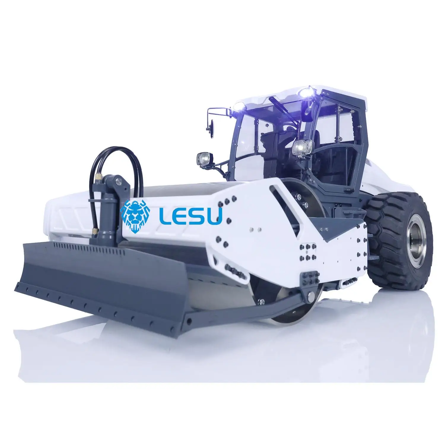 LESU 1/14 Hydraulic RC Road Roller Hamm H13Ix Remote Control Car Model Kits Outdoor RC Heavy Machine Toys