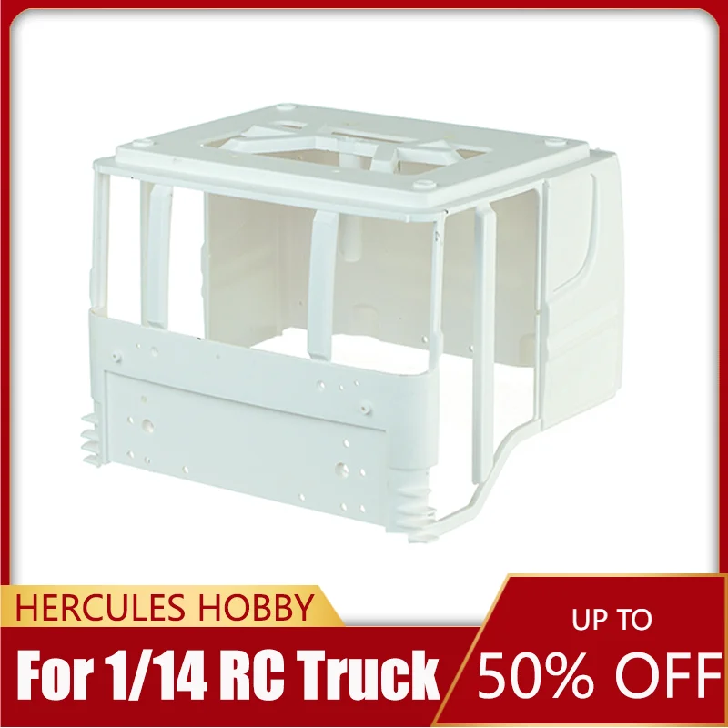 

Plastic Cab Cockpit Shell for 1/14 HERCULES HOBBY RC Truck Trailer Tipper Scania R470 R620 R730 Car Diy Parts