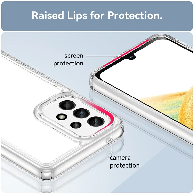 For Samsung Galaxy A33 5G Case Samsung Galaxy A13 A23 A33 A55 A75 5G Cover Original Shockproof Silicone Protective Phone Cover