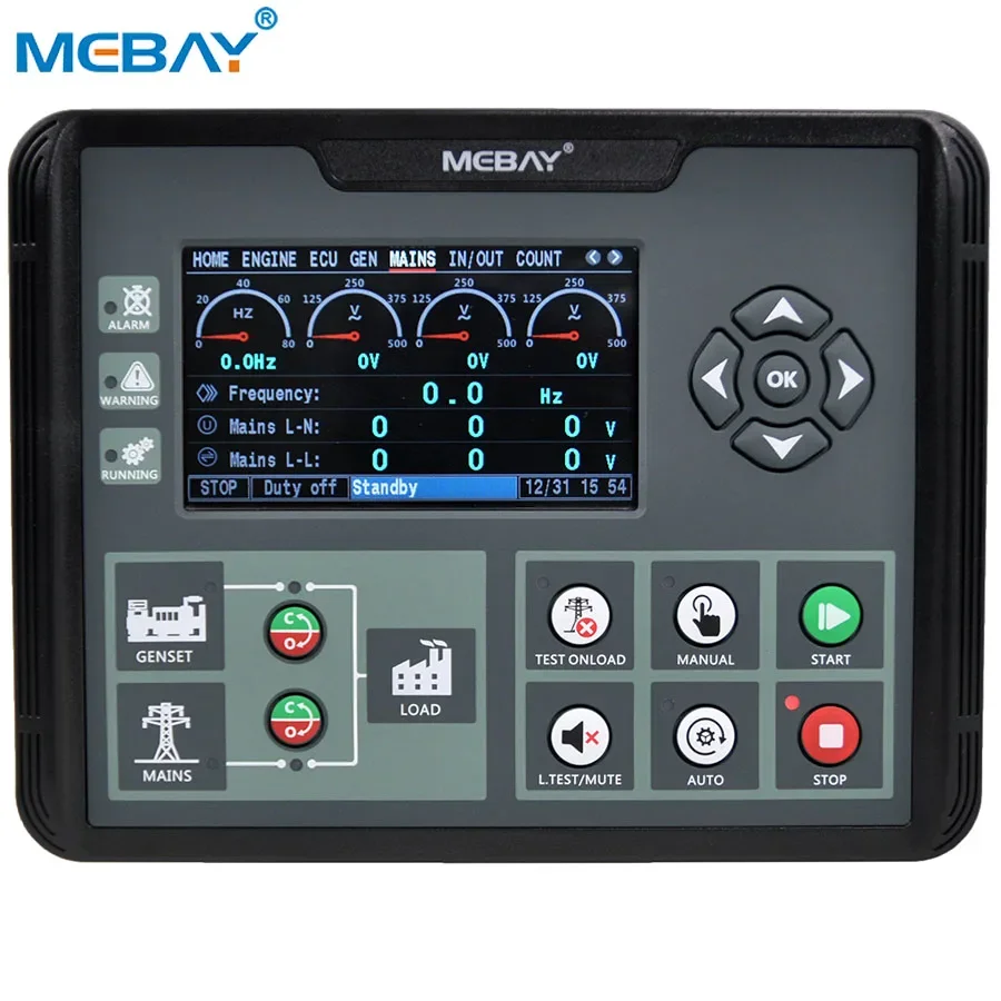 Mebay Remote ATS AMF Generator controller DC72D