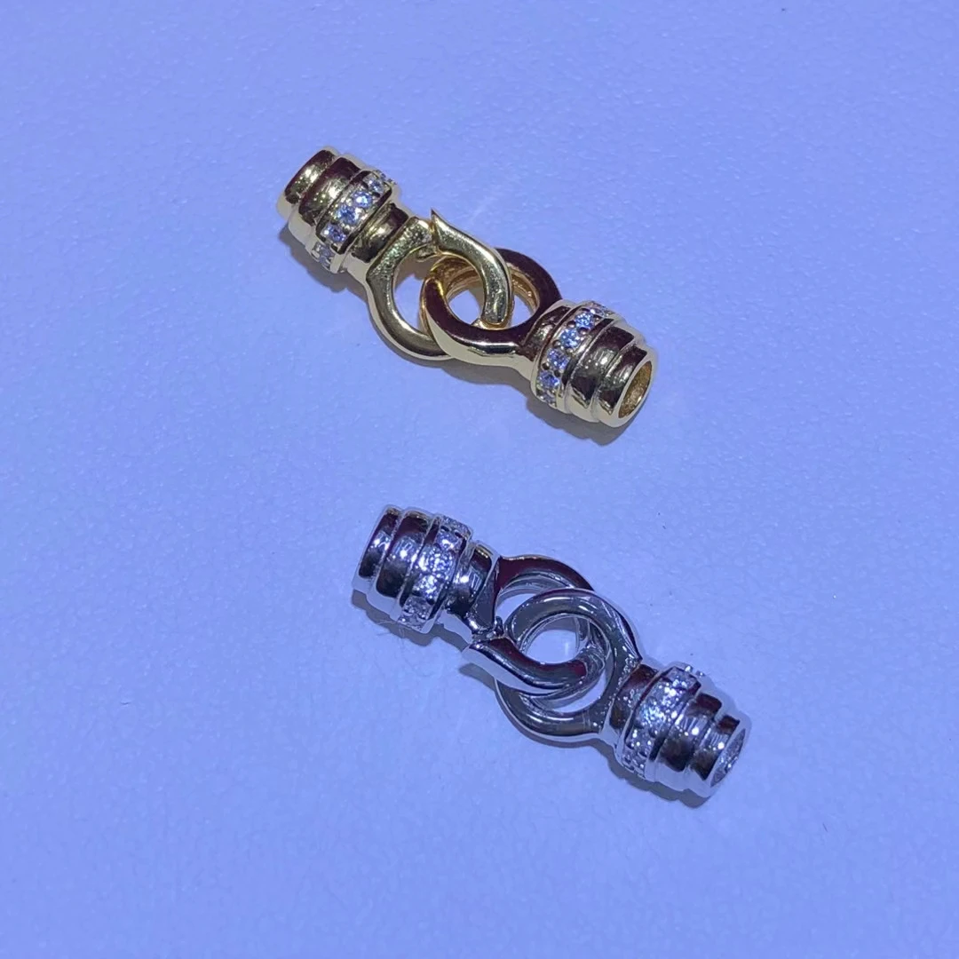 

Оптовая продажа DIY стерлингового серебра 925 пробы ожерелье браслет застежка крючок аксессуары для жемчуга 8-15 мм 5 шт./лот