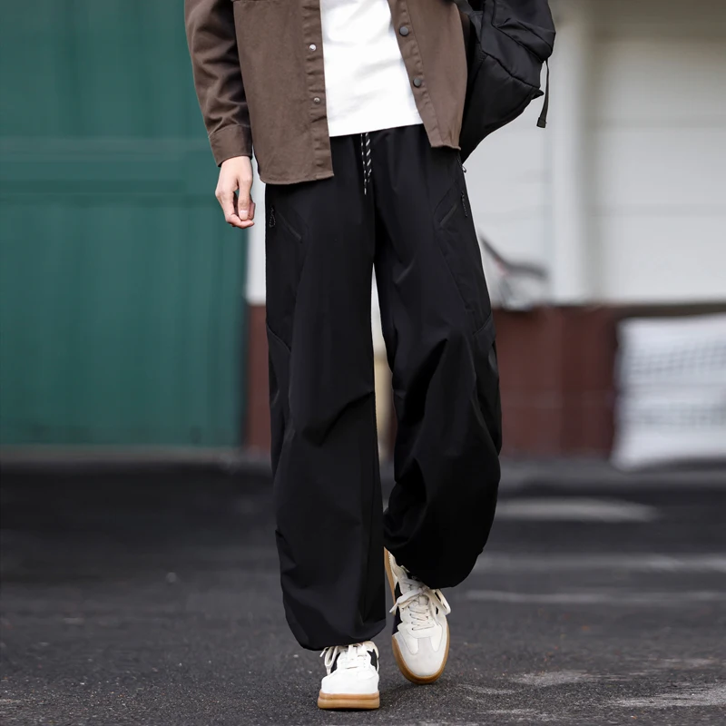 

Casual Straight Leg Men's Workwear Pants Outdoor Trendy Loose Fit Youthful Energy Sle Spring Autumn New Arrival