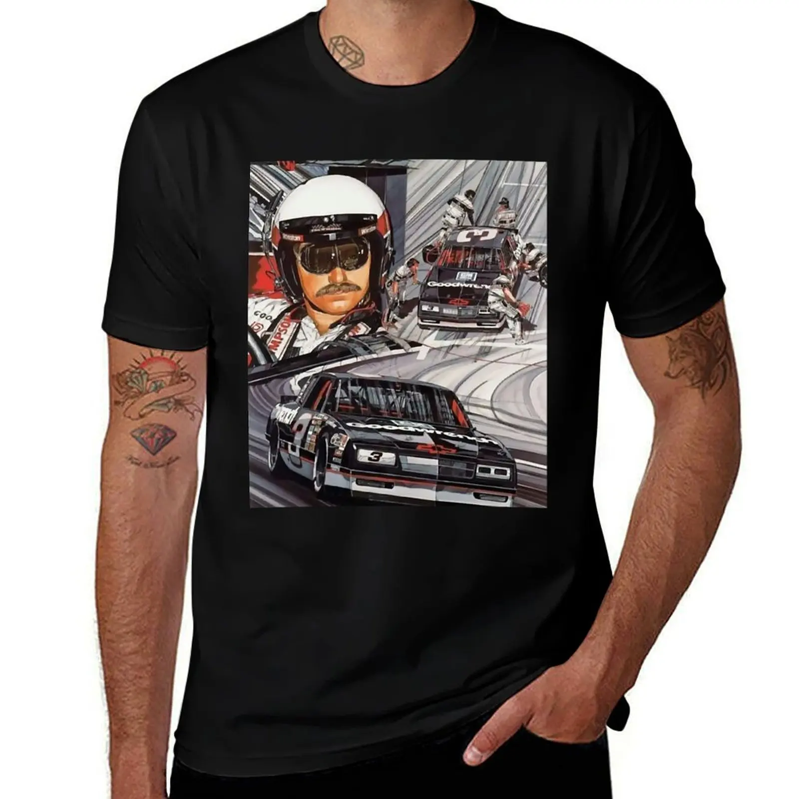 Dale sport Earnhardt 1951 T-Shirt Plus Size Workout Short Sleeve Top