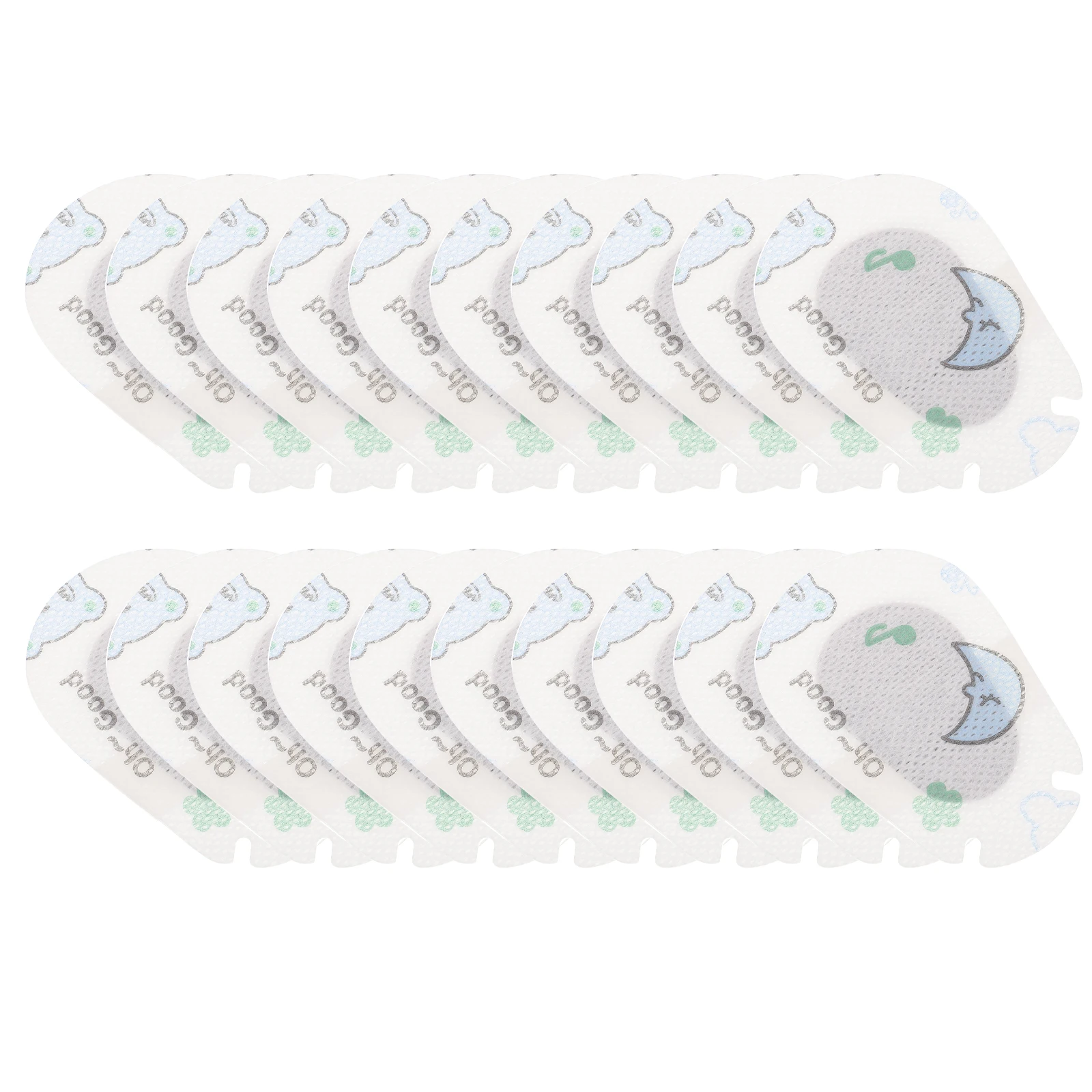 

20pcs 20 Sheets Non-woven Eye-blocking Patch for Kids Lazy Portable Amblyopia Patches Breathable One-eye Cover