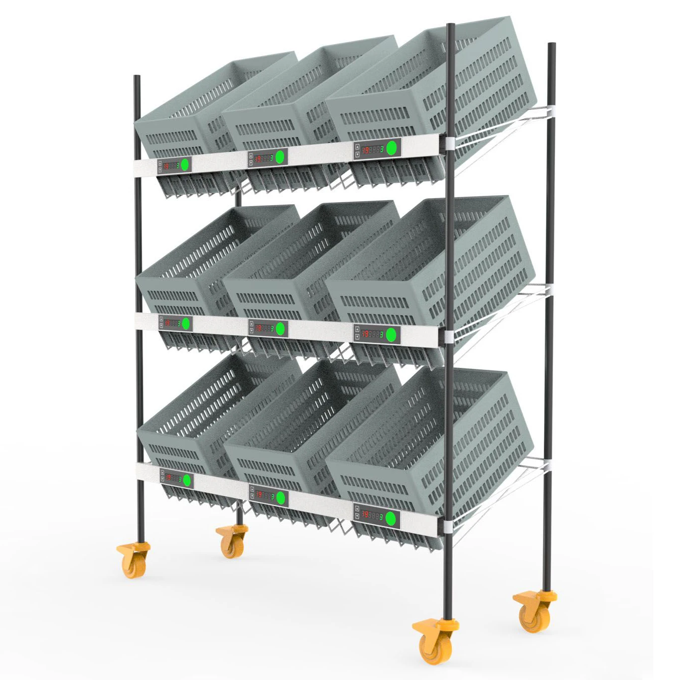 High-quality pickup performed by warehouse logistics Automatic indication of fast pickup