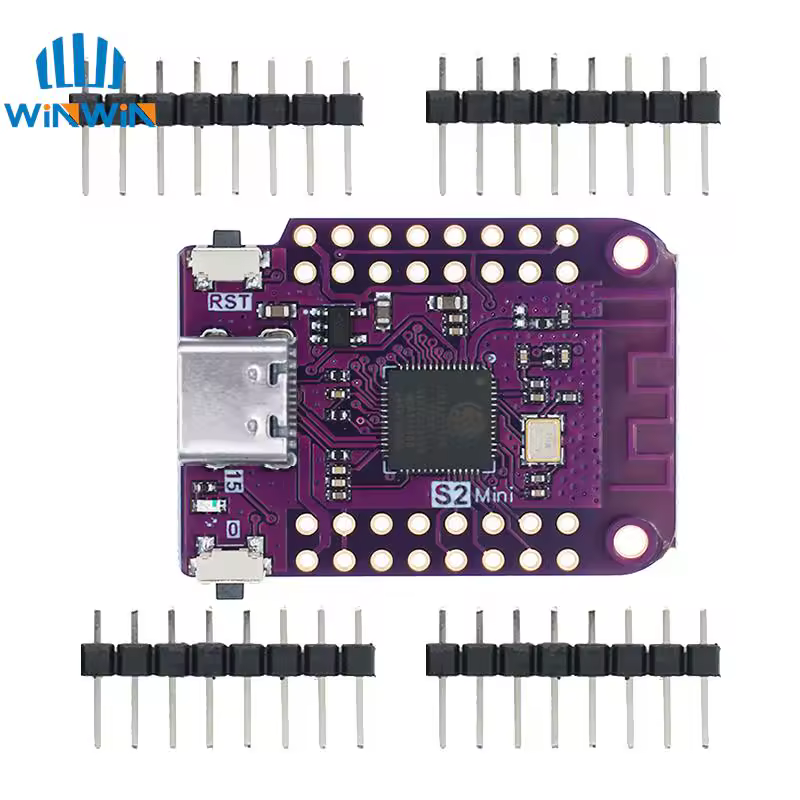 ESP32 S2 Mini V1.0.0 - Placa LOLIN WIFI IOT basada en ESP32-S2FN4R2 ESP32-S2 4MB FLASH 2MB PSRAM MicroPython Compatible con Arduino
