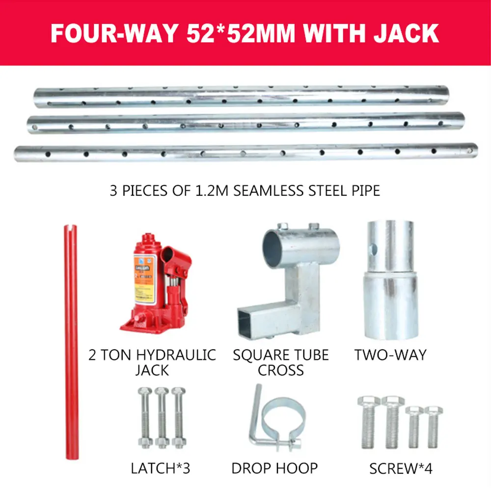 Top rod punching machine column bracket for desktop water drilling rig 220V hydraulic tool universal lifting fixed frame wall