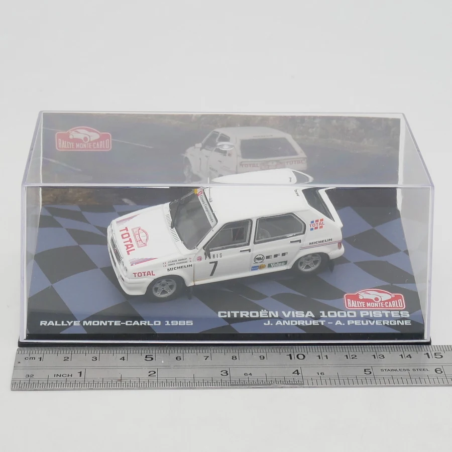 

Литой под давлением Ixo масштаб 1:43 Citroen Visa 1000 P Они WRC 1985 Citroen раллийный автомобиль модель автомобиля из сплава Коллекционная игрушка в подарок сувенирный дисплей