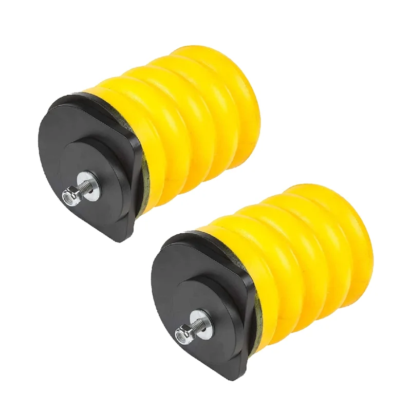 

For Ford F-250 F-350 F-450 F-550 2PCS New Yellow Front Helper Air Suspension Springs Kit SSF-111-54 SSF11154