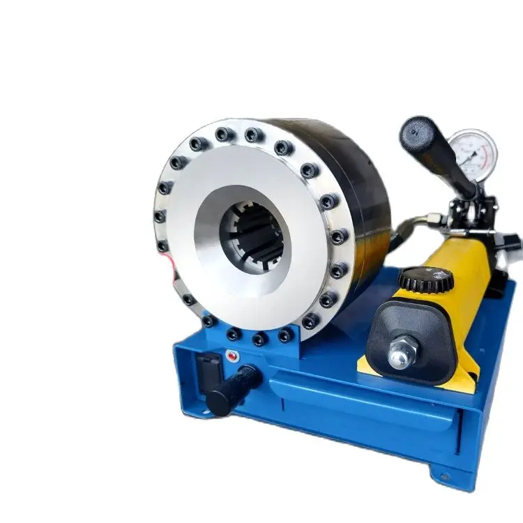 New 35Mpa 50mm Hydraulic Hose Crimper Machine Manual Shrinking Machine High-pressure Oil Pipe Hydraulic Hose Crimping Machine