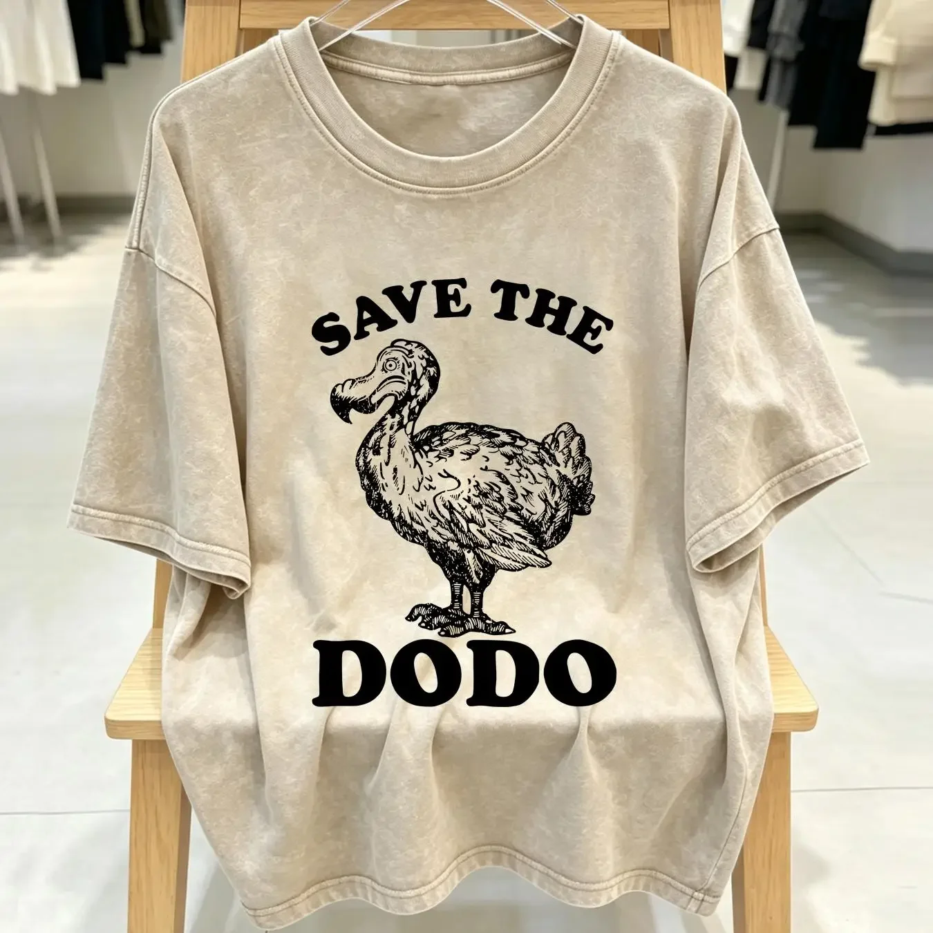 washed T Shirt Save The Dodo Extinct Bird Parody Animal Rights Protest Slogan Unofficial Mens Choose From 15 Colour Options