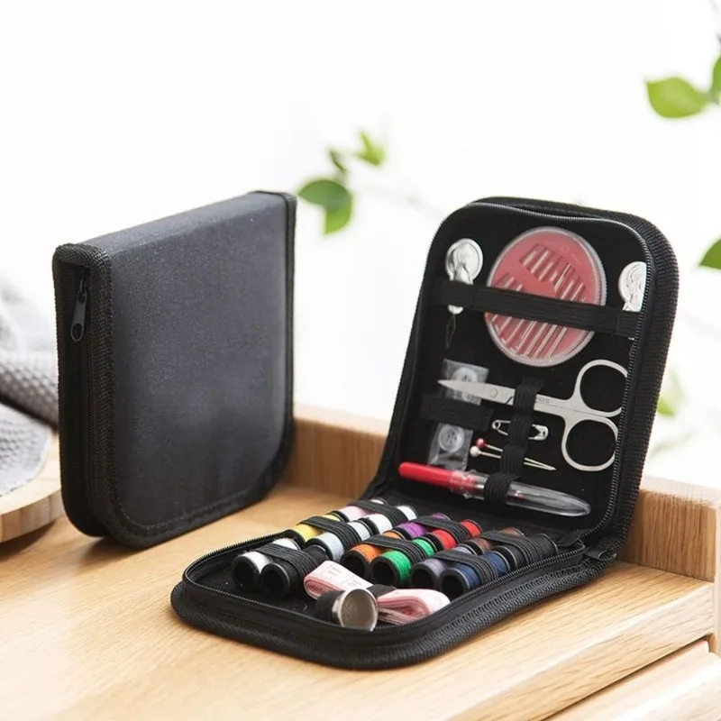 Portable 10Pcs/set Sewing Kit Mini Travel Household Sewing Box Set Sewing Storage Bags DIY Sewing Kit Box Sewing Accessories