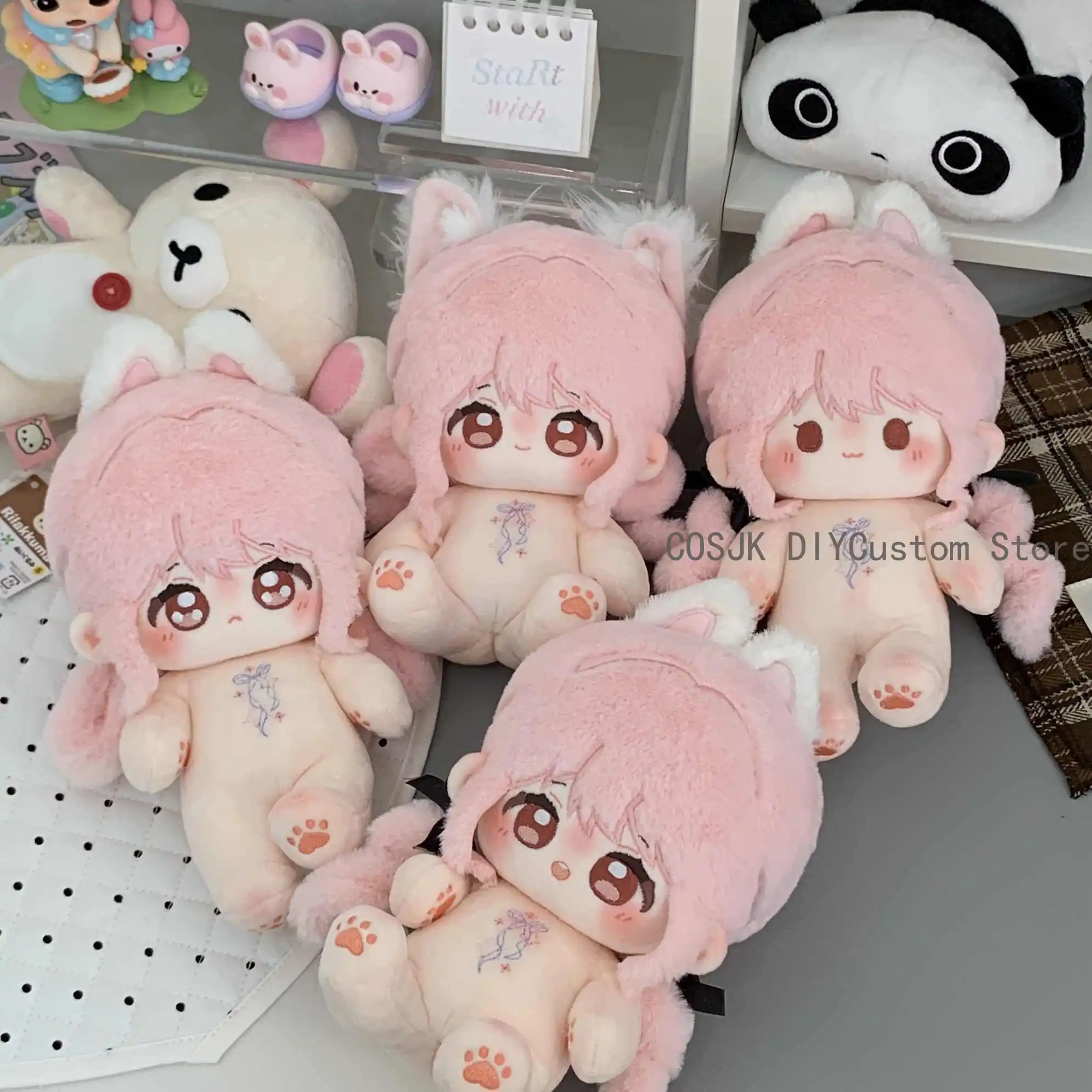 20 سنتيمتر لطيف الوردي إنفينيتي نيكي شخصيات قطنية مطبوعة عادي الجسم نموذج لجسم 10 سنتيمتر التميمة بلوشي وسادة محشوة هدية عيد ميلاد #2