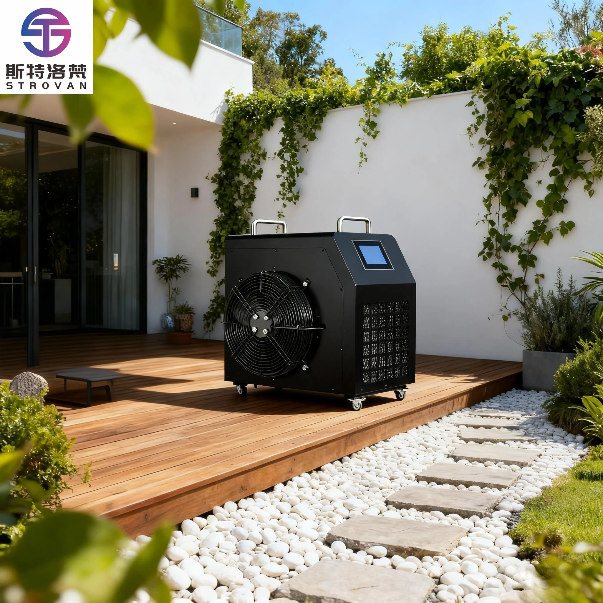 

STLF LZS Best Seller 1 horsepower Water Chiller Tube Titanium Chiller SPA and Hotel Use Chiller Machine Ice Bath