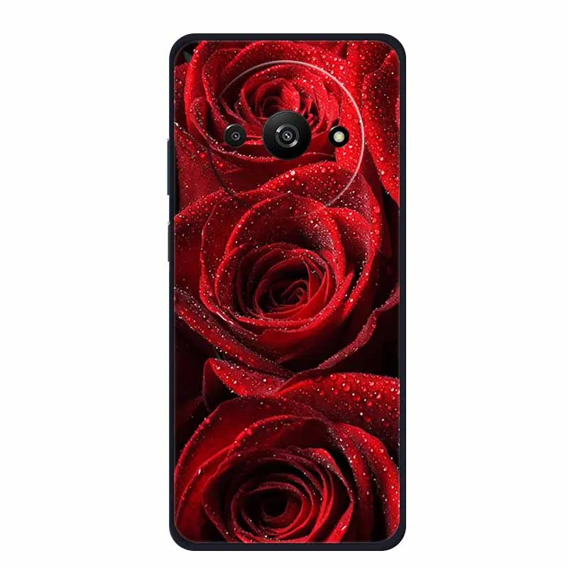 Phone Case For Xiaomi Redmi A3x Back Cover Case A 3 x Black Silicone Soft Coque For Redmi A3x Case RedmiA3x 6.71\