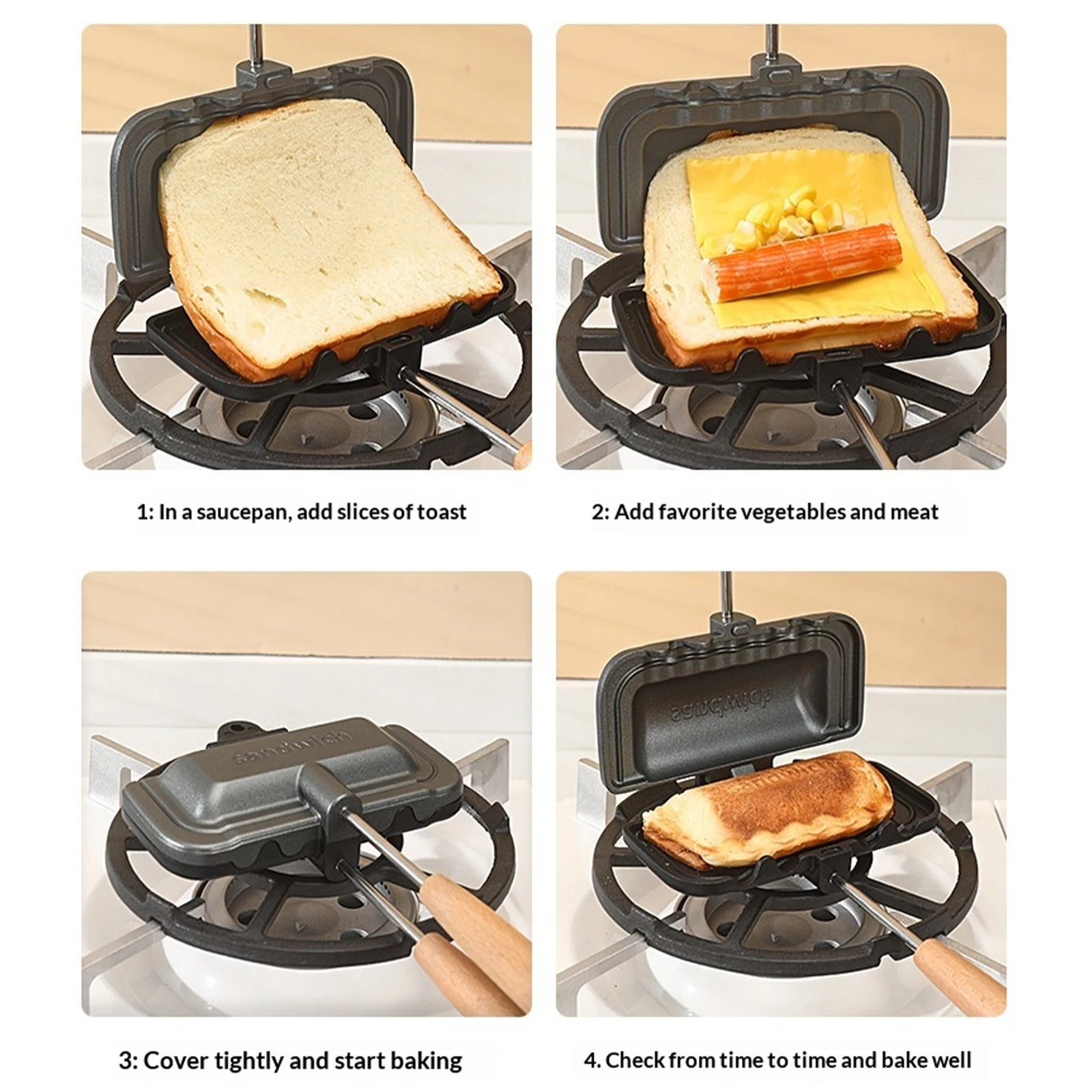 Gegrilde Sandwich- en Panini M - Breakfast Sandwich Maker recensie en prijs