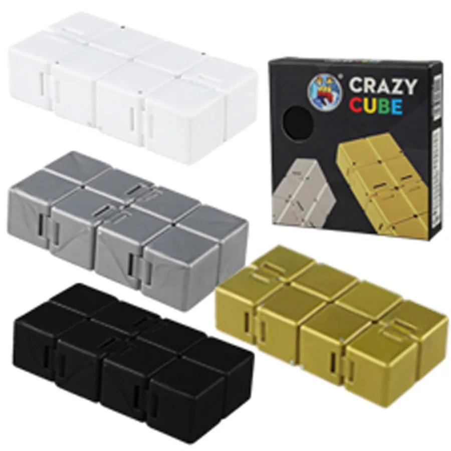 ShengShou 2x2 Cubo mágico loco 2x2 Cubo infinito cuatro colores rompecabezas de velocidad profesional Cubo mágico juguetes regalos de cumpleaños y Navidad