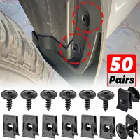 Self Tapping Screws Metal Fastener Clip for Car Motorcycle U-Type Clip with Screw Anti-rust Protection Clip Screw Iron Sheet Kit