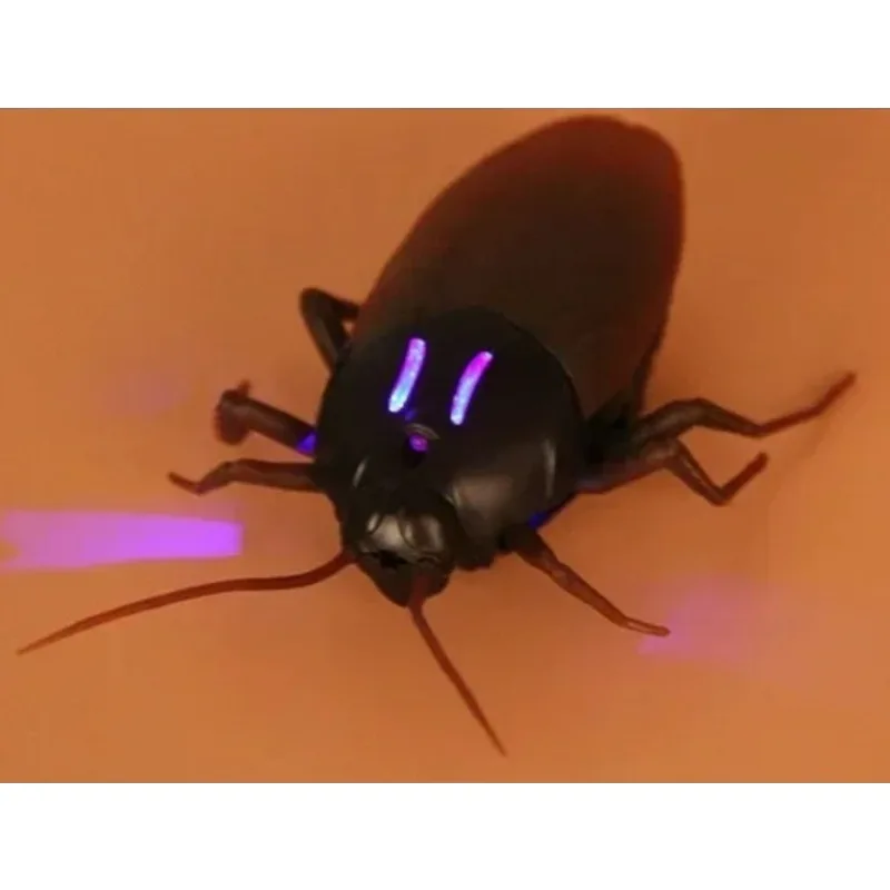 Funny Joke Toy Remote Control Animal LED Light RC Insects Ant Cockroach Spider Electronic Pet Robot Model Prank Trick Toy gift