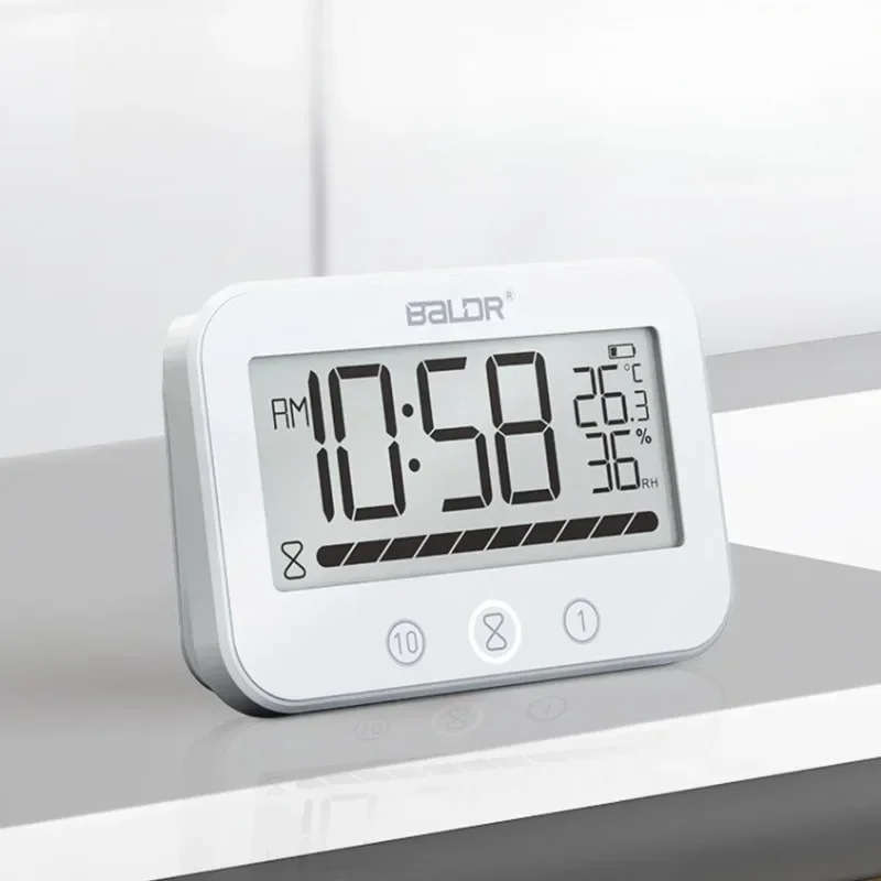 Morden Wall Clock Multifunctional Electronic Wall Clocks with Countdown Function Waterproof Display Alarm Clock Table Decoration