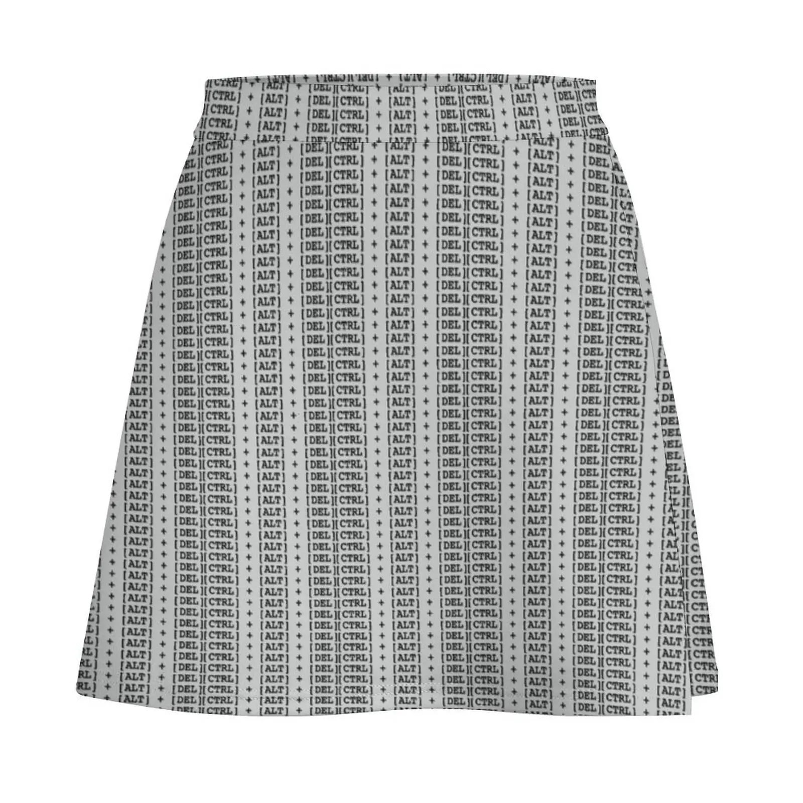 Resetting stuff since 1988... CTRL + ALT + DEL IBM PC, IT geeks (pattern version) Mini Skirt sexy skirt cosplay