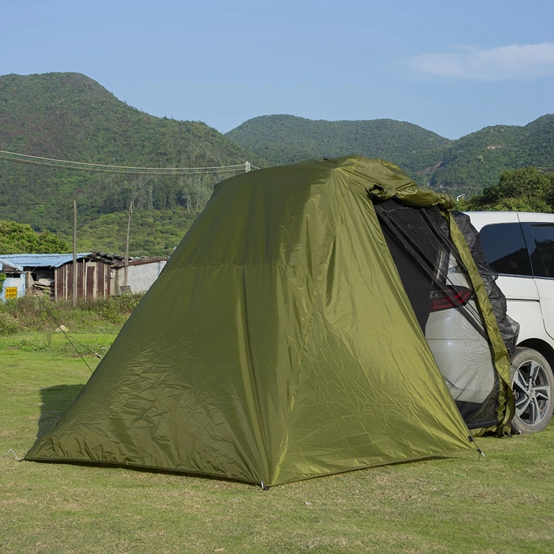 Imagem -04 - Tenda de Acampamento Traseira para Carro Suv Extensão Externa à Prova de Chuva Pérgula Portátil Toldo Auto-condução Churrasco Capa à Prova Dágua