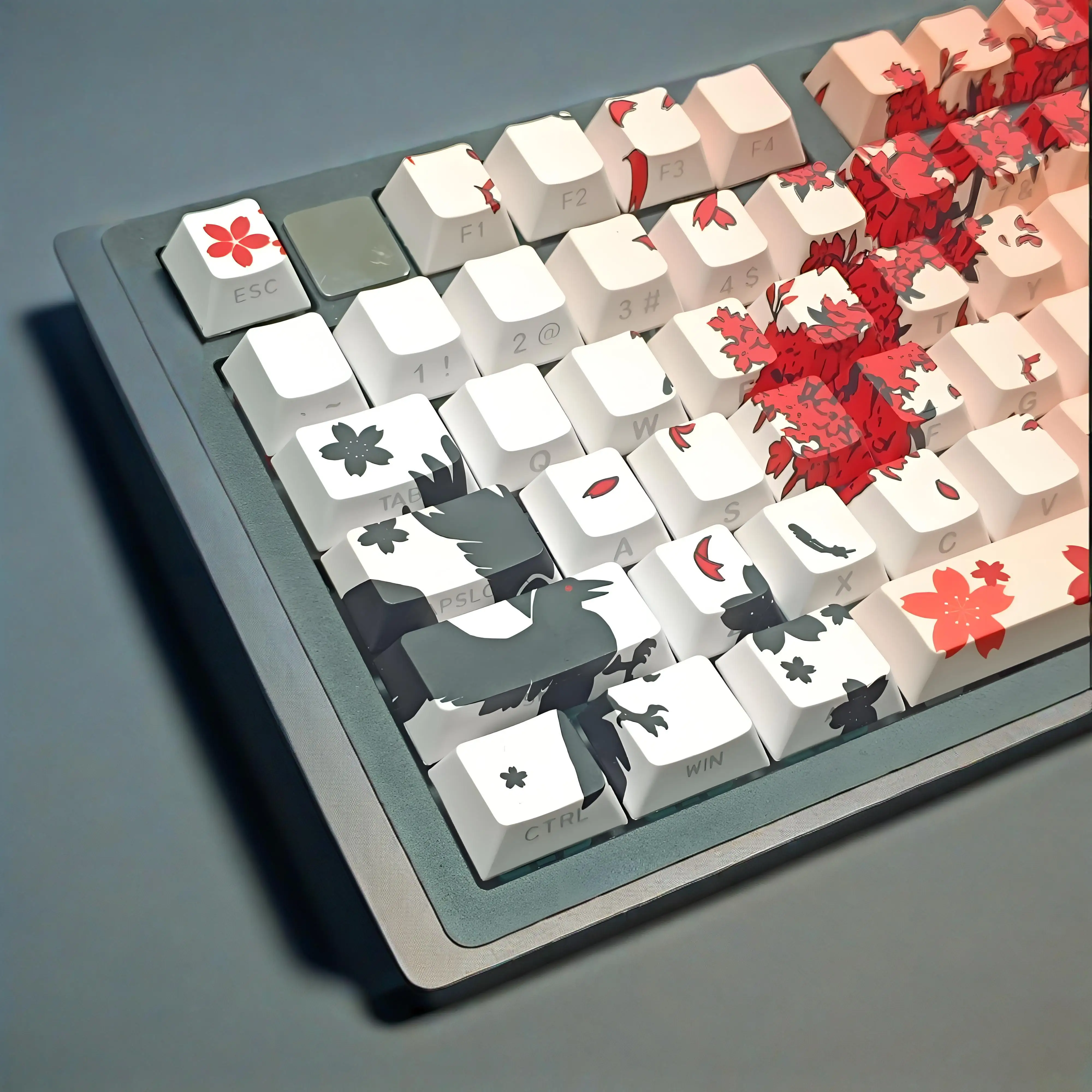

Keycap side engraving PBT five-sided sublimation customized mechanical keyboard keycap 60/75/87/98/108