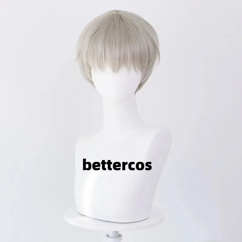 Inumaki Toge أنيمي تأثيري 28 سنتيمتر قصيرة مقاومة للحرارة الشعر دور اللعب الباروكات + غطاء شعر مستعار XGD ، ؛ 7 ؛ FG5F