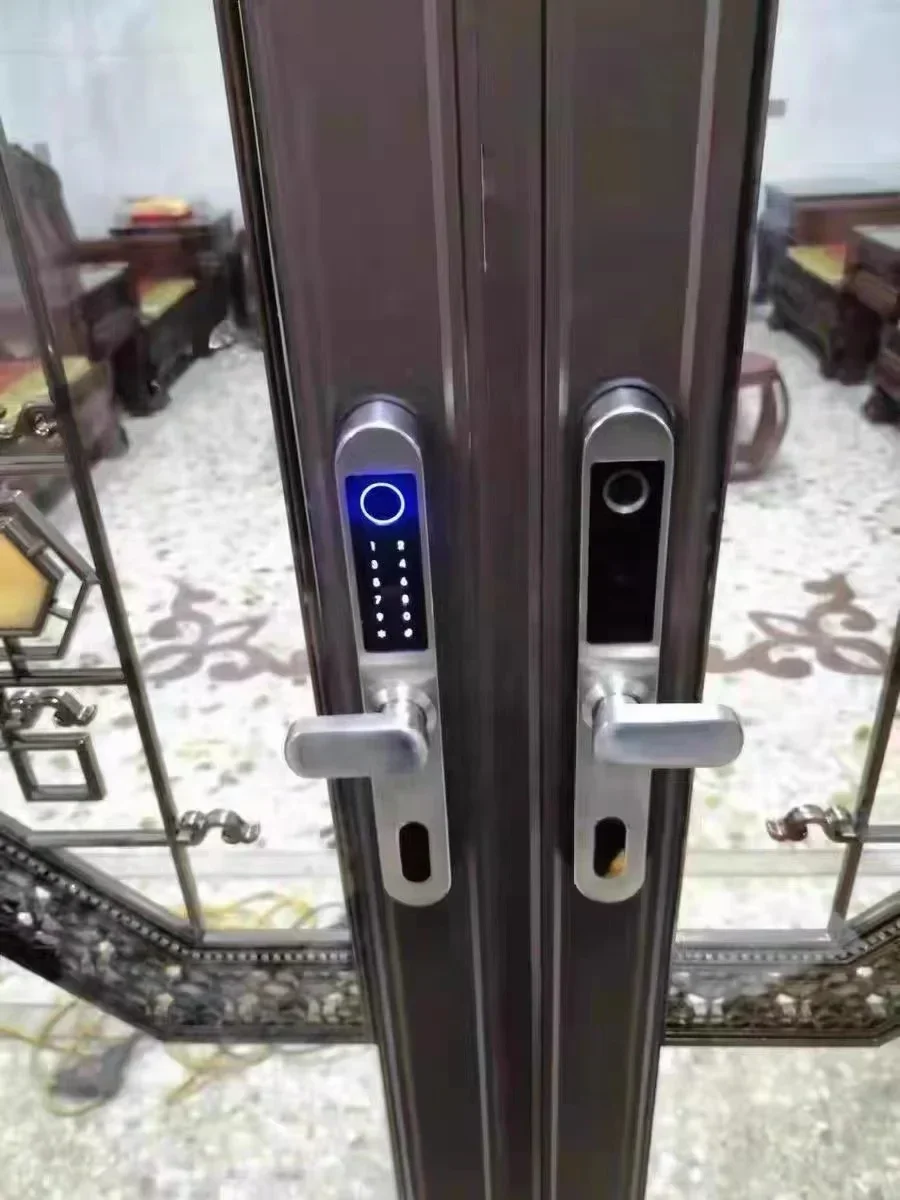 Fingerprint Smart Door Lock Password Keyless electric Apartment Room Lock Wifi APP Digital Sliding Door Lock