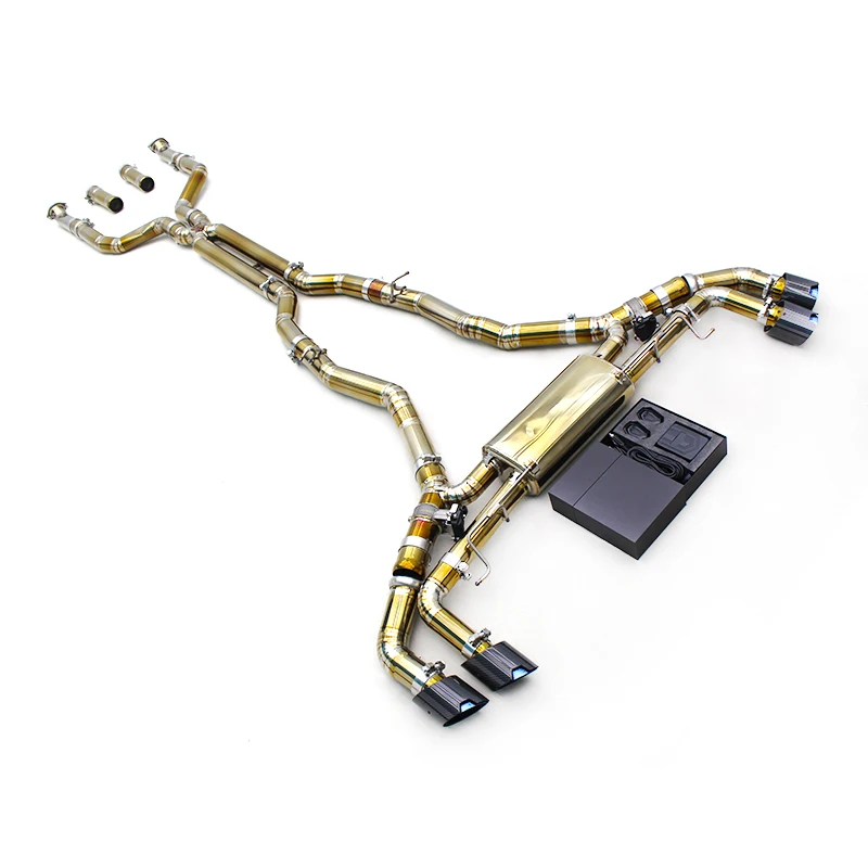 

OEM Titanium Exhaust Pipes For BMW X5M/X6M F95/F96/LCI 4.4TT 2020-2024 Valvetronic Muffler Catback With Remote Control