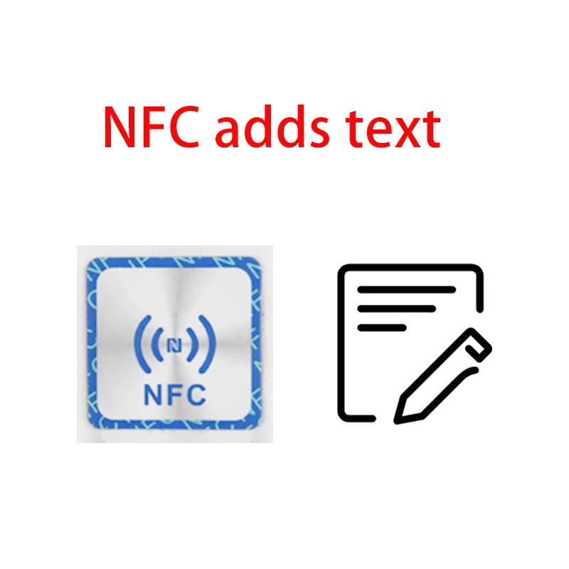 10pcs Anti-metal NFC Sticker 888 Byte Ntag216 Label for Convenient Application