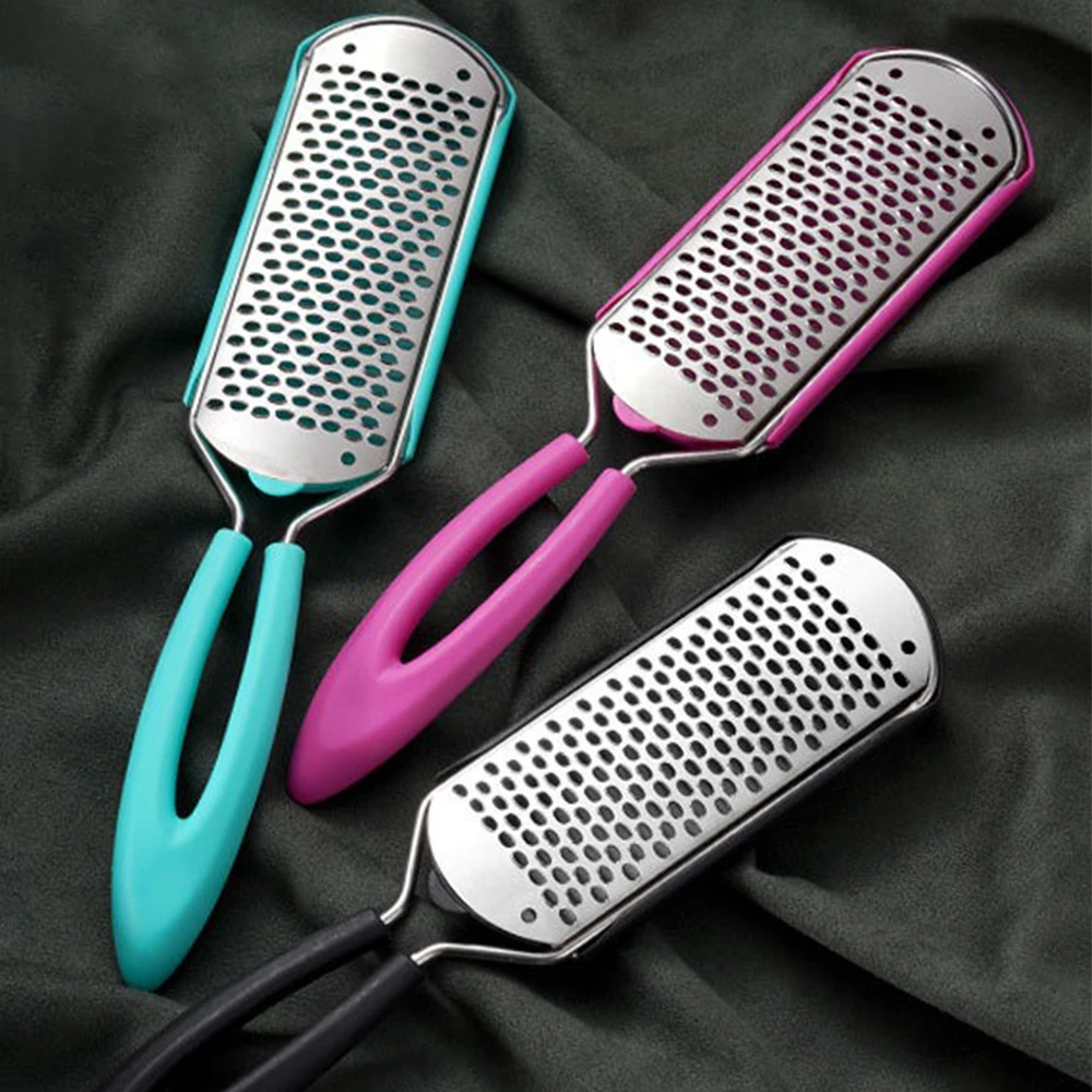 1 Stuks Rvs Voet Bestand Verkrachting Eelt Pellet Remover Harde Dode Huid Container Scrubber Voor Hak Verwijderen Pedicure spa Tool