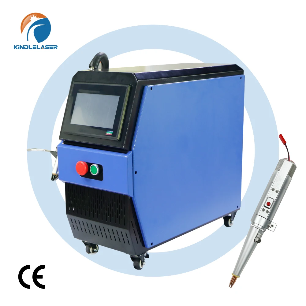 

KindleLaser Air Cooled Handheld Fiber Laser Spot Welding Machine Metal Jewelry Repair No Wire Needed Compact Pulse Welder