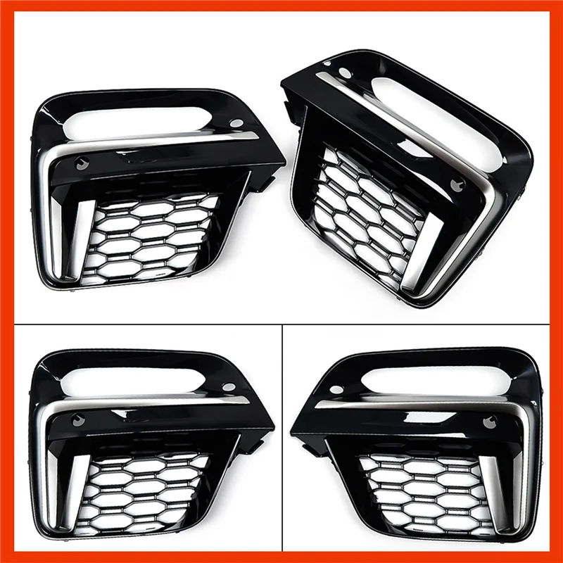 

1Pair Front Bumper Fog Light Grille Frame Trim For BMW X3 G01 X4 G01 G02 G08 18-2020 Exterior Cover Parts (With Fog Lamp Hole)