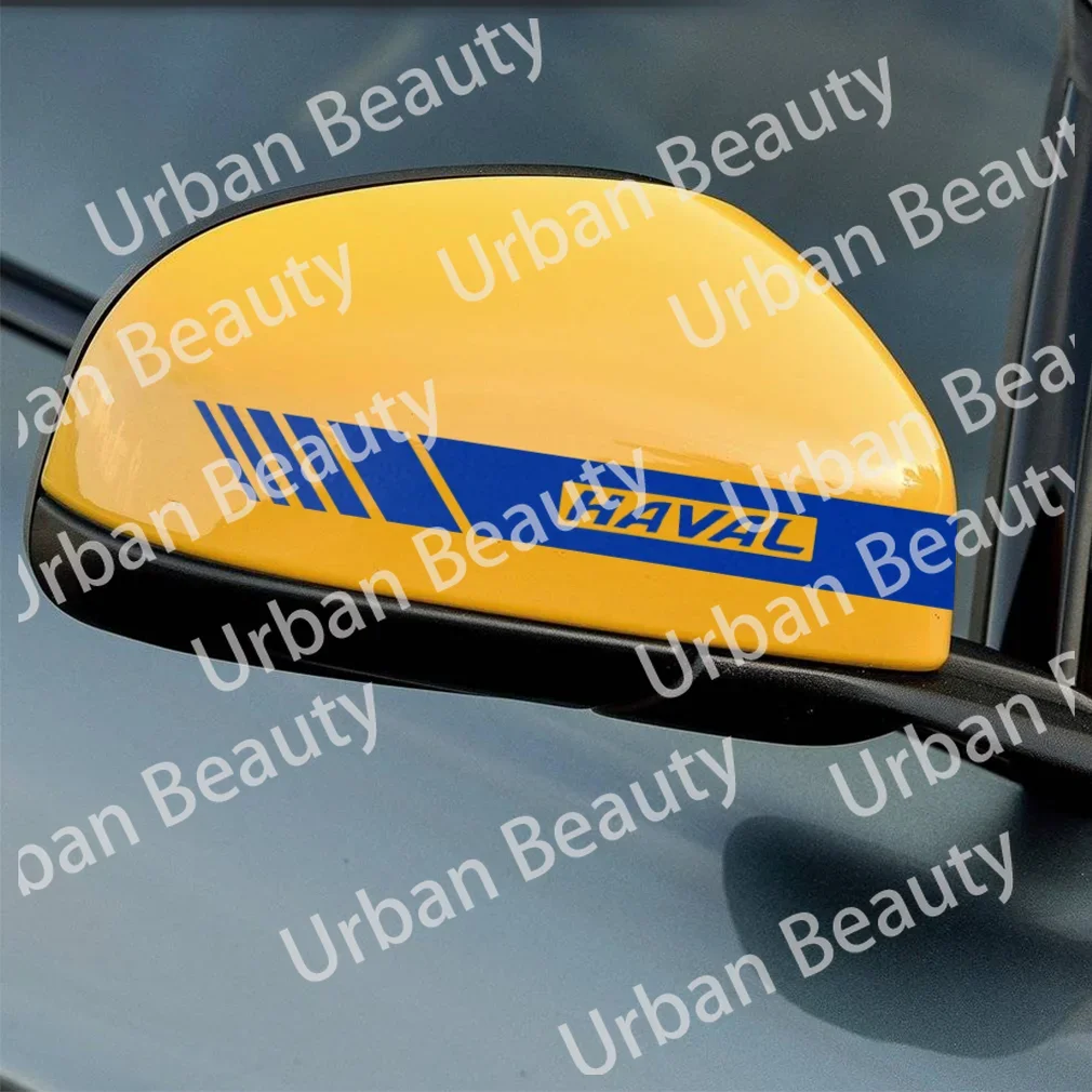 2PCS Car Rearview Mirror Stickers Vinyl Film Decals For Great Wall Haval Hover Dog Dargo H1 H2 H3 H4 H7 F5 F7 H5 H6 M2 M4 M6