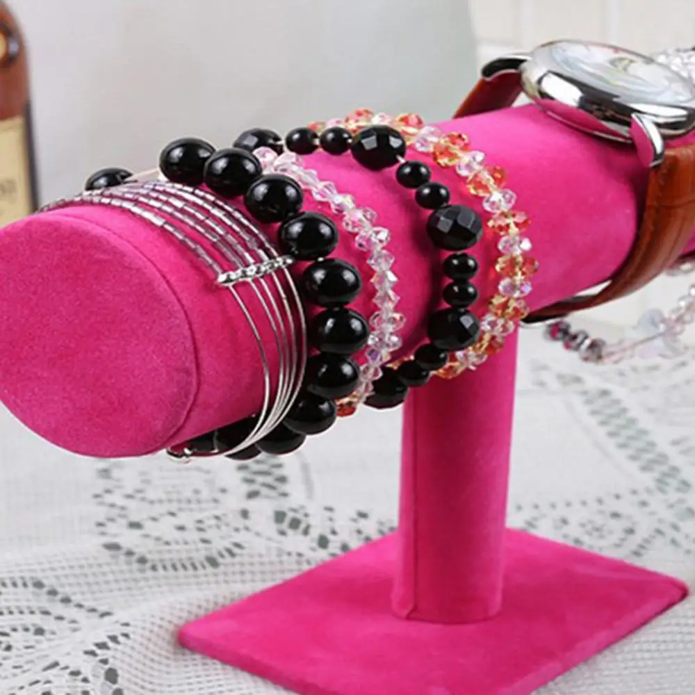 Dropshipping!!Fashion Velvet Bracelet Bangle Necklace Jewelry Display Stand Holder Organizer