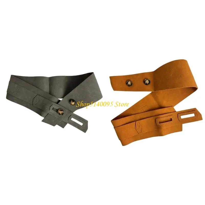 

DXAE Элегантный широкий поясной ремень Корейский Шарм Декоративный Удобный регулируемый ремень из искусственной кожи без Модный