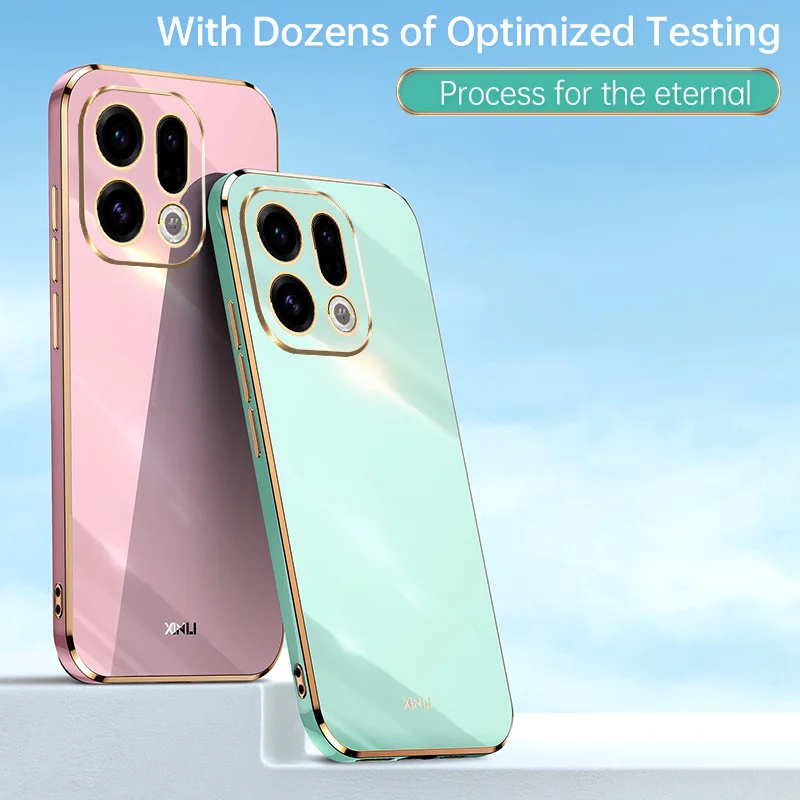 Funda para OPPO Find X9 5G X 9 Pro X9Pro, Funda para Appo FindX9 FindX9Pro, Funda de TPU Suave con Diseño 6D, Carcasa para Teléfono Móvil
