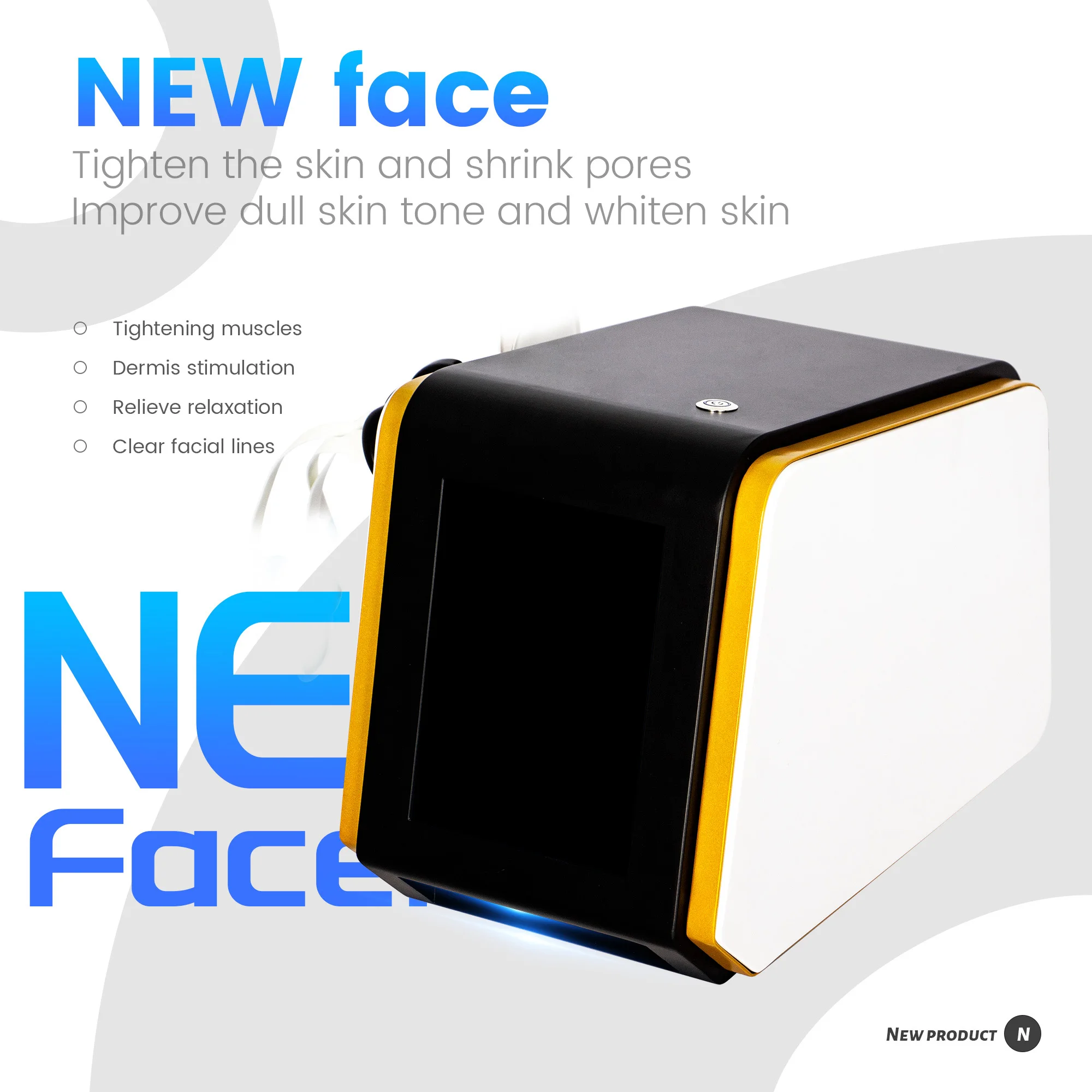EMS uitgebrachte Myoslim Face Lifting Schoonheidsapparatuur Myoslim Peface Lifting Machine Anti-aging Apparaat