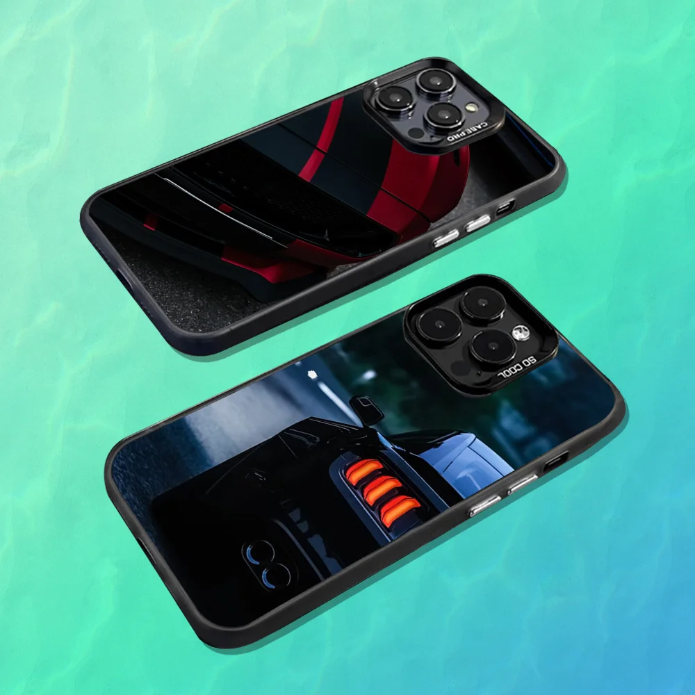 

Cool F-Fords M-Mustang Car Phone Case For iPhone 16,15,14,13,12,11,Mini,Pro,MAX Black Matte Shockproof Cover
