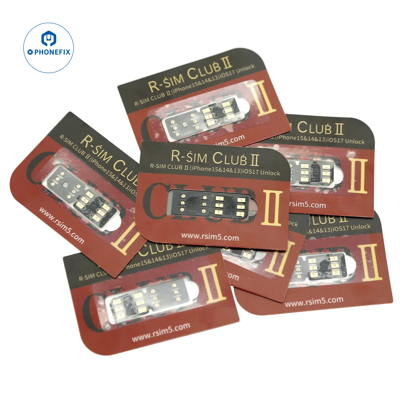 وحدة المعالجة المركزية R-SIM CLUB II RSIM ثنائية الشريحة لهاتف iPhone15 Pro max/15PRO/15/14/13/12 بطاقة تصحيح الأخطاء من سلسلة R-SIM CLUB 2 لنظام IOS 17
